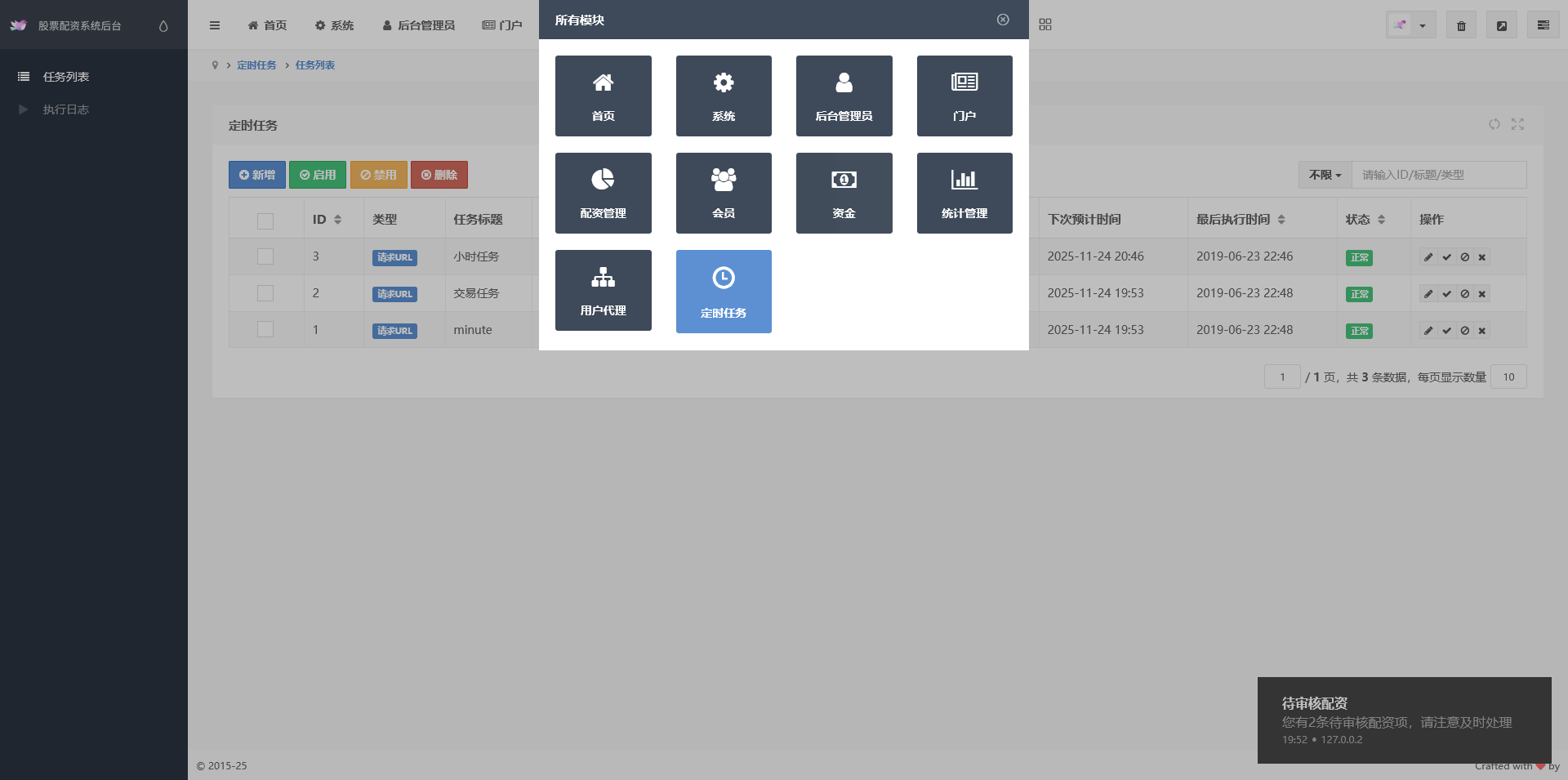 股票配资系统/A股策略操盘/点买点卖股票盘/支持PC+WAP端自适应