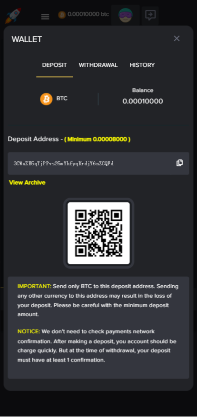 黑色UI海外爆点游戏源码/竞猜下注平台+聊天室+机器人+BTC充值