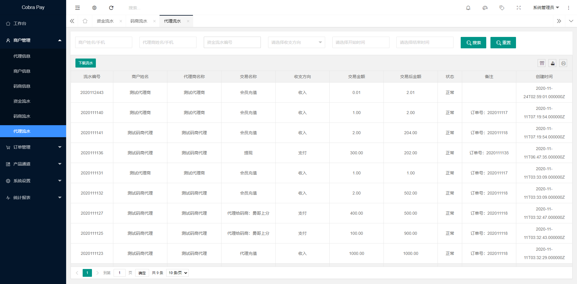 全新聚合支付系统源码/码商系统+免签支付+四方支付平台