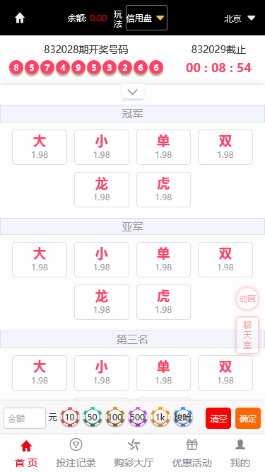 大富二开全新红色ui优乐彩票 时时彩平台源码 采集正常